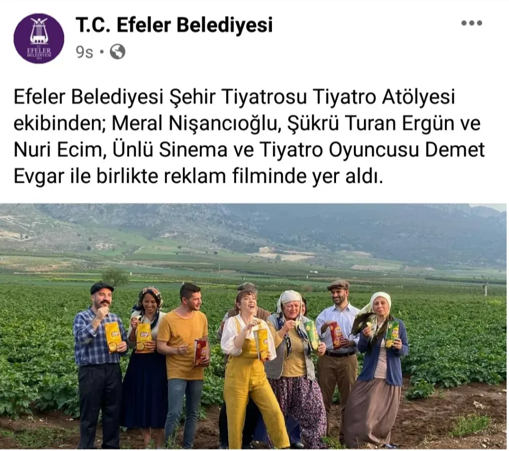 Efeler Belediyesi Sosyal Medya'da Oyuncularımızı Paylaştı